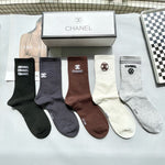 5-Pair Comfort Socks Set (1 BOX)-1