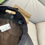 Leather Brim Baseball Cap(Adjustable Fit)-1