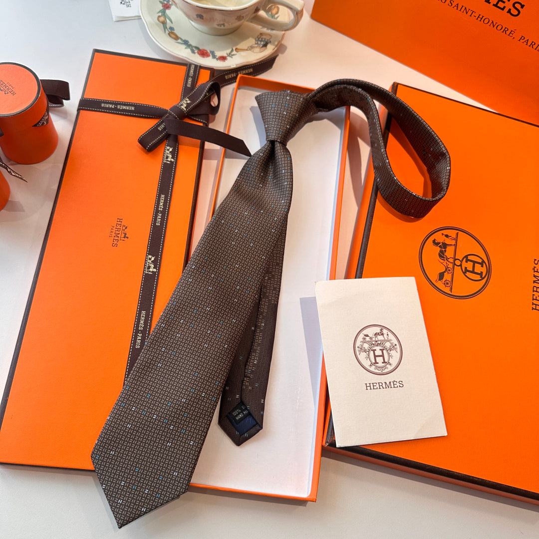 Handcrafted Jacquard Tie-49