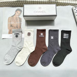 5-Pair Comfort Socks Set (1 BOX)-1
