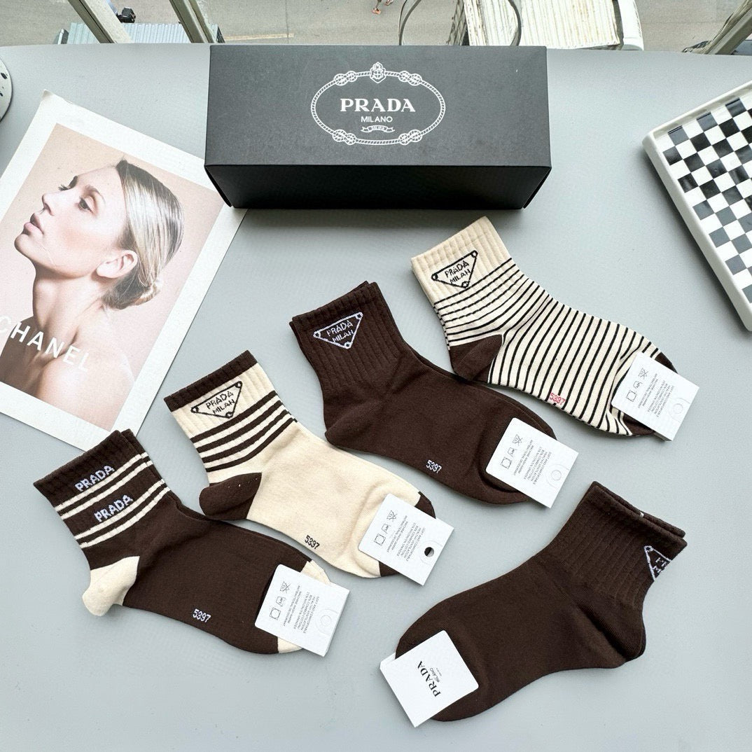 5-Pair Comfort Socks Set (1 BOX)-5